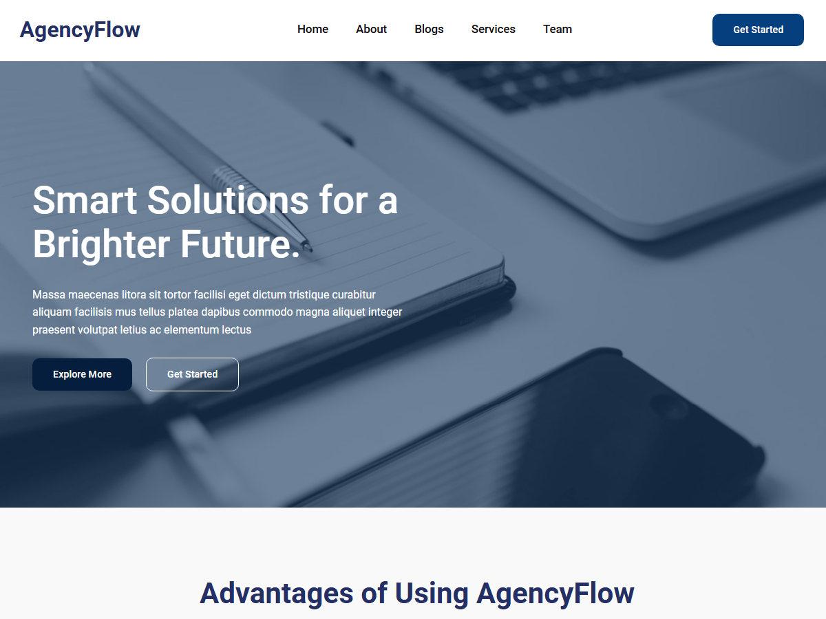 AgencyFlow - Wordpress Theme