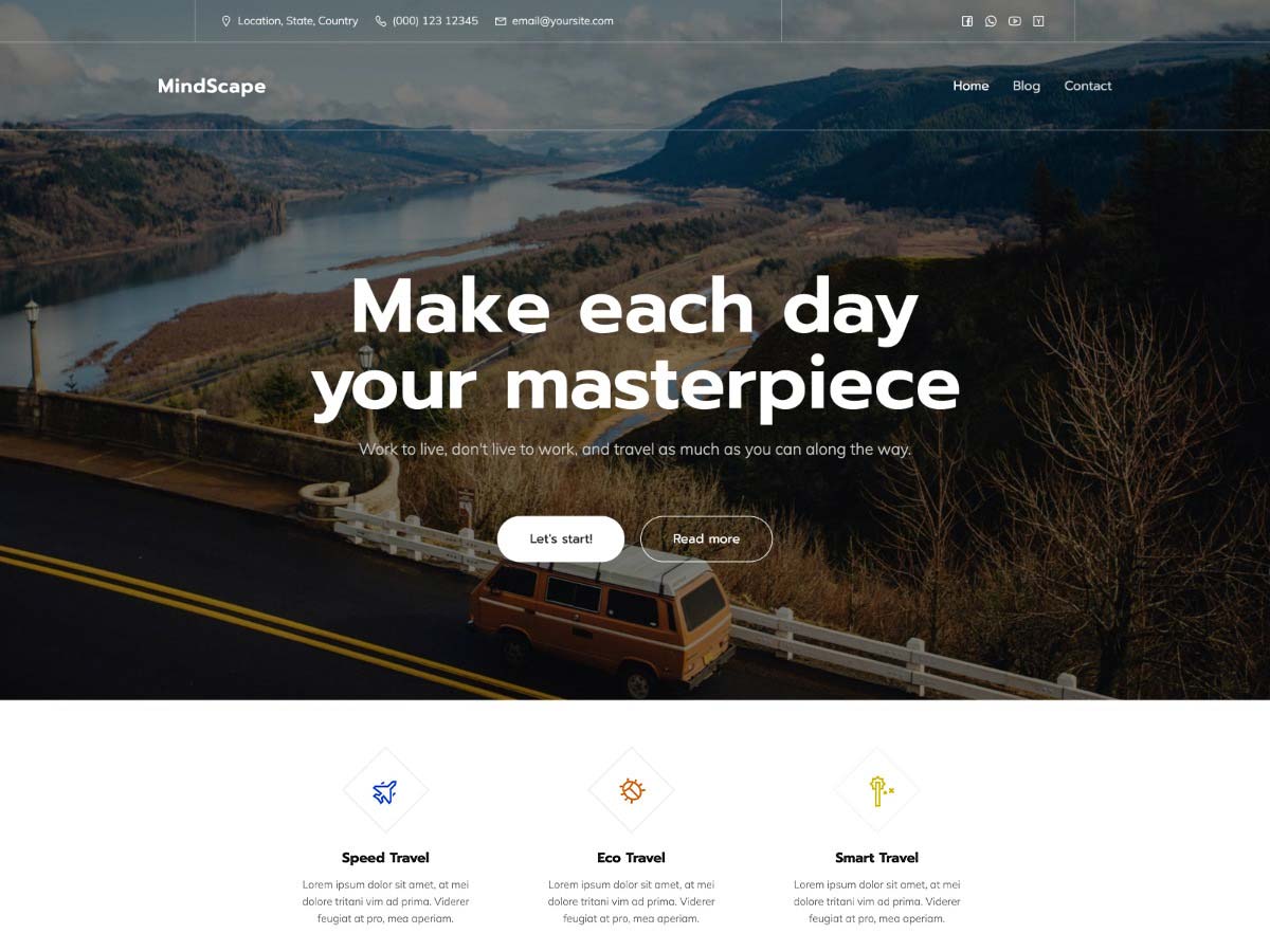 Mindscape - Wordpress Theme