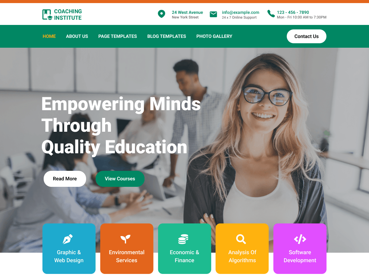 FSE Coaching Institute - Wordpress Theme