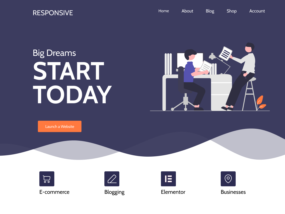 Responsive - Wordpress Theme