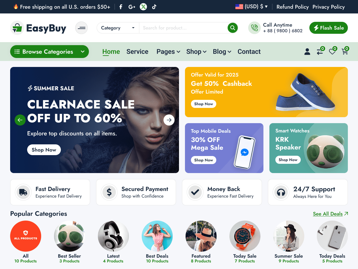 EasyBuy - Wordpress Theme
