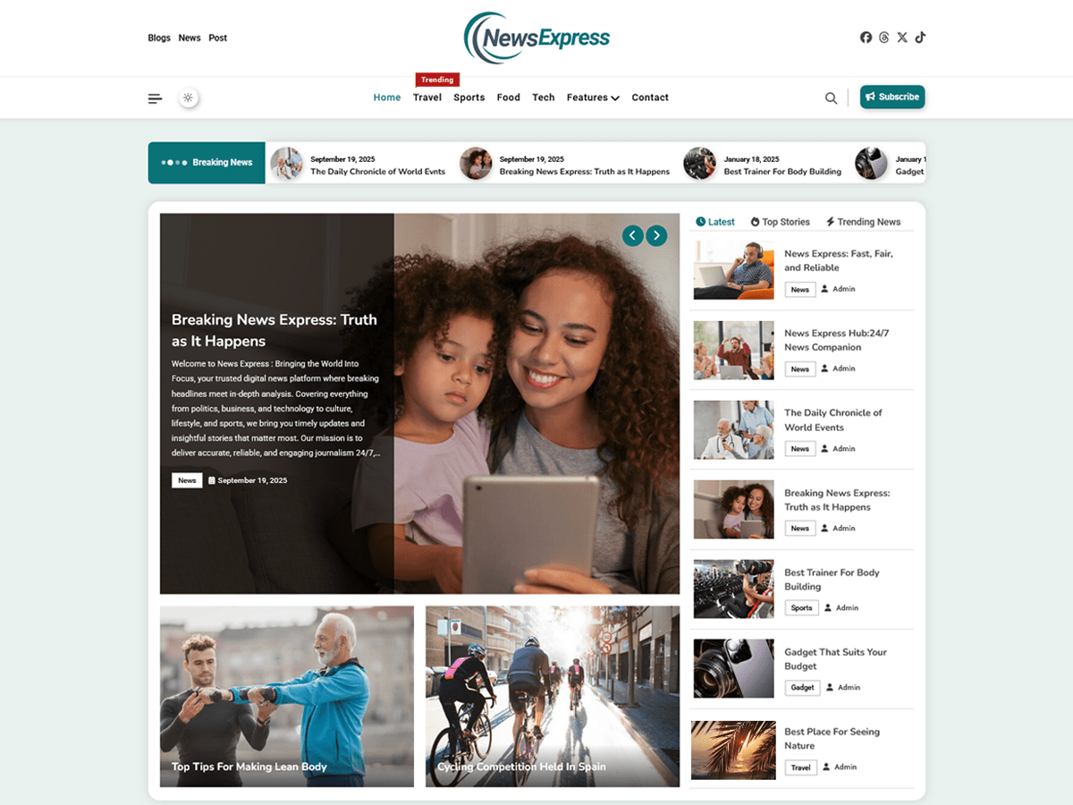 News Express - Wordpress Theme