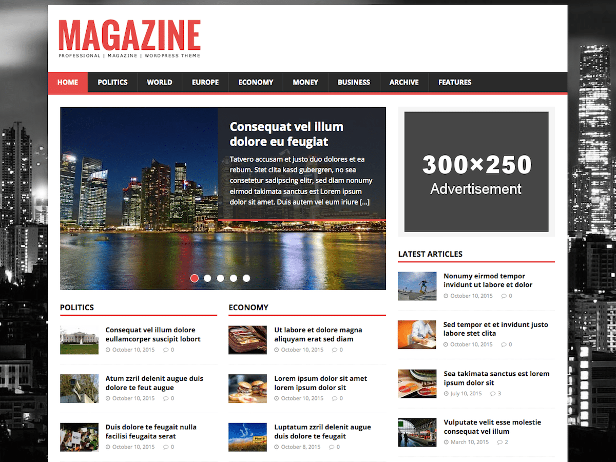 MH Magazine lite - Wordpress Theme