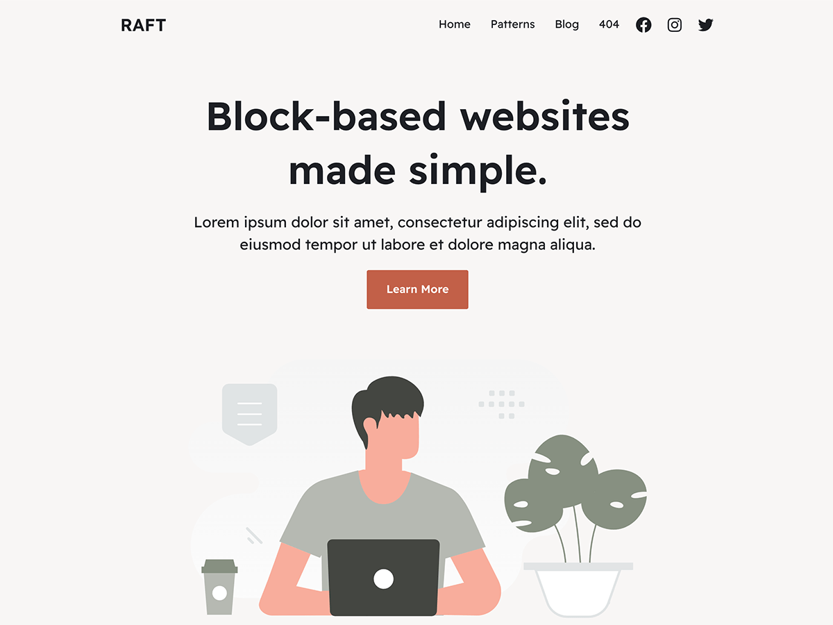 Raft - Wordpress Theme