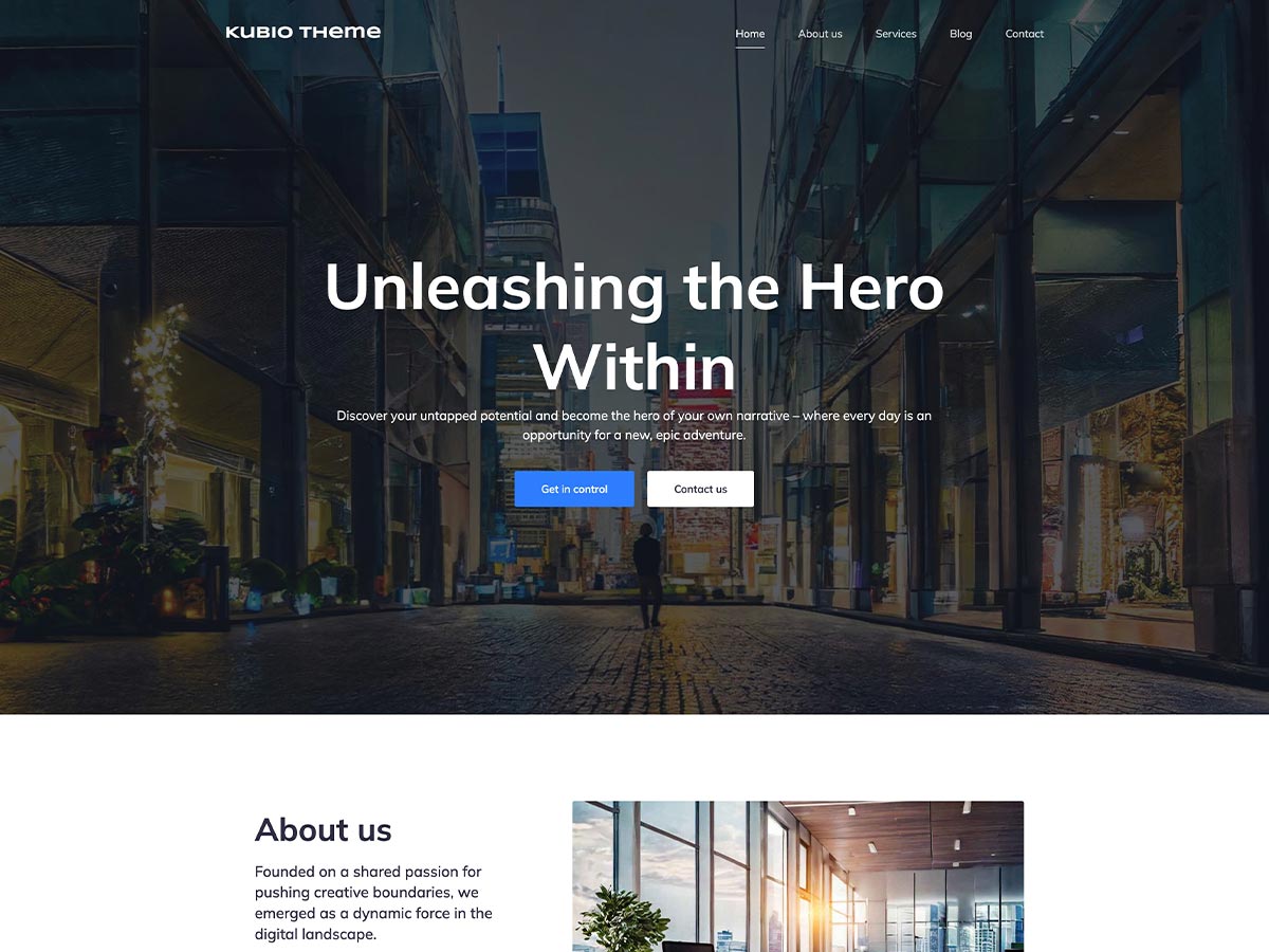 Kubio - Theme Wordpress