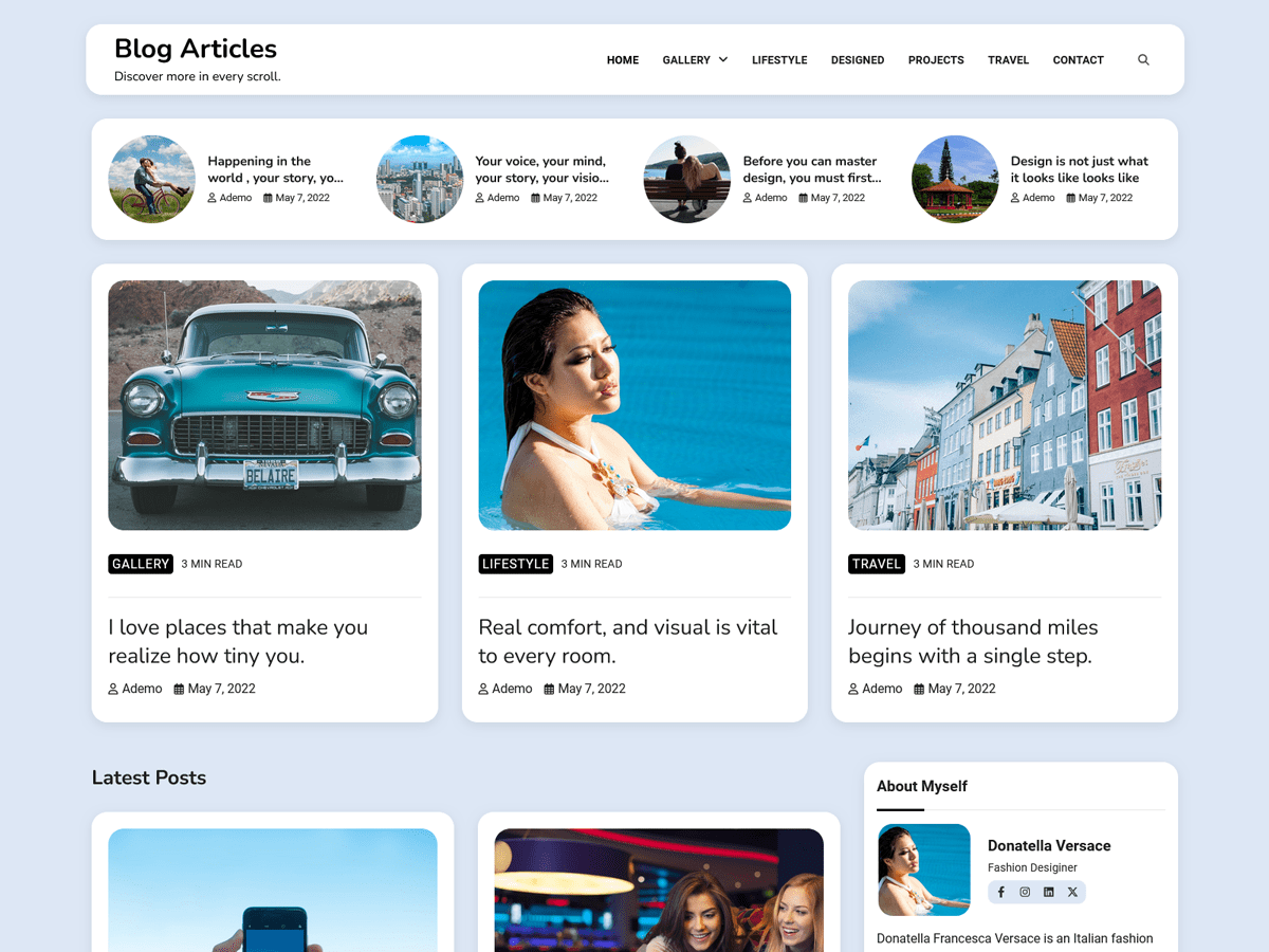 Blog Articles - Wordpress Theme