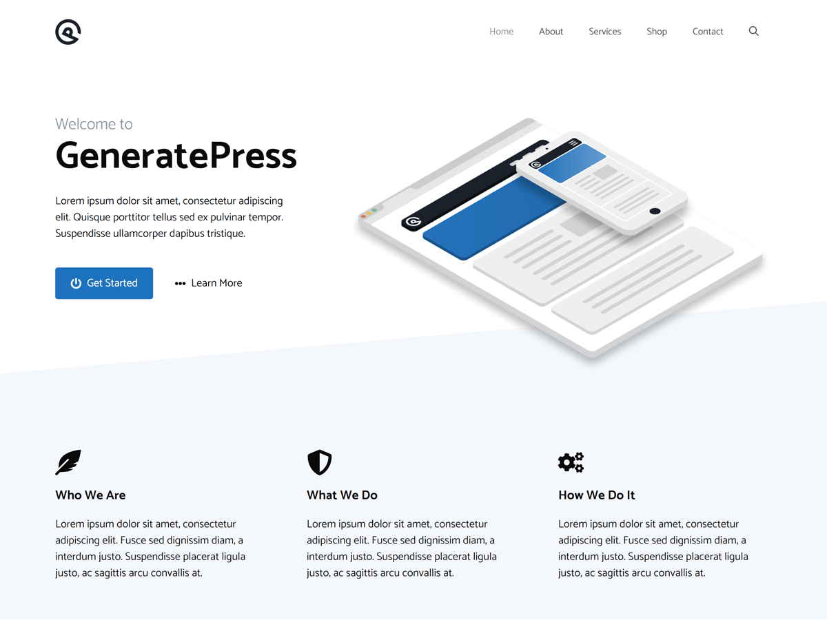 GeneratePress - Theme Wordpress