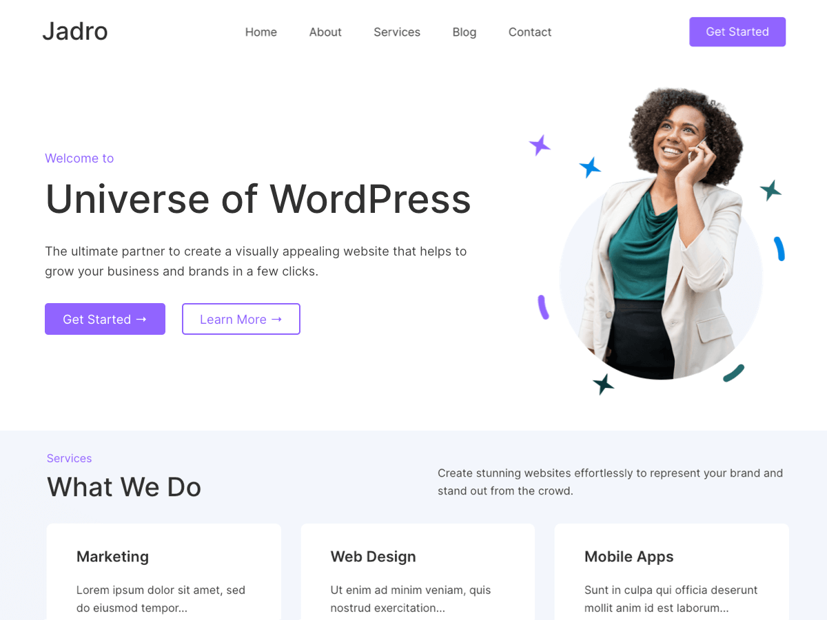 Jadro - Wordpress Theme