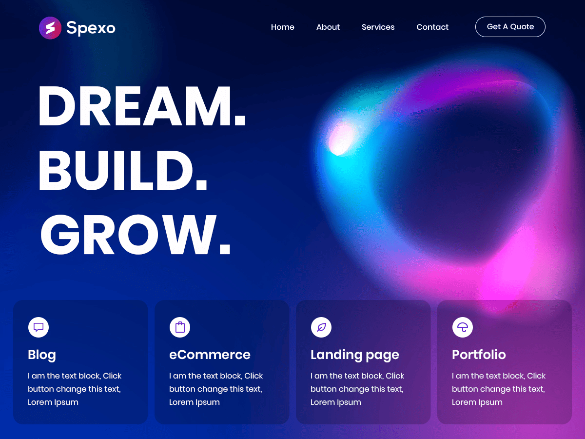 Spexo - Wordpress Theme