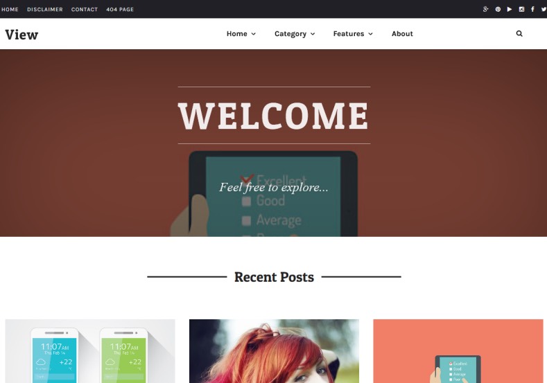 View Blogger Template