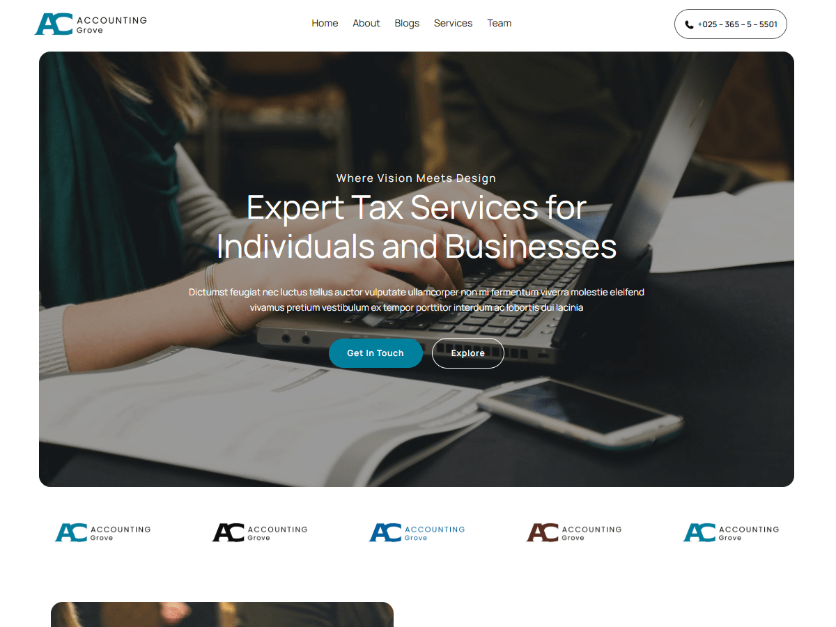Accounting Grove - Wordpress Theme