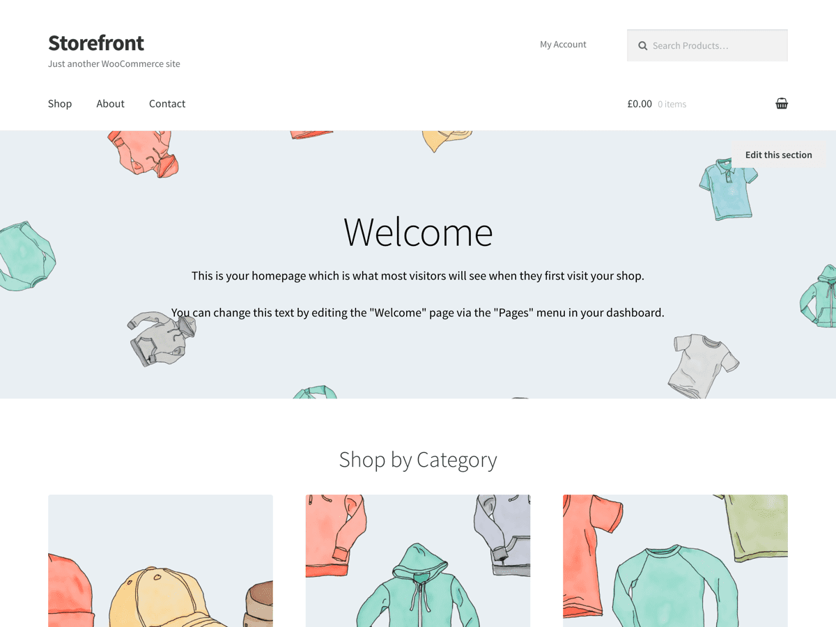 Storefront - Theme Wordpress