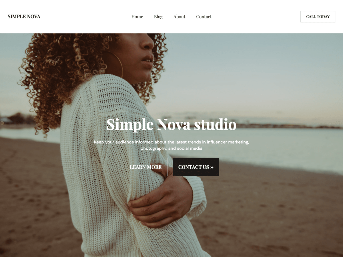 Simple Nova - Wordpress Theme