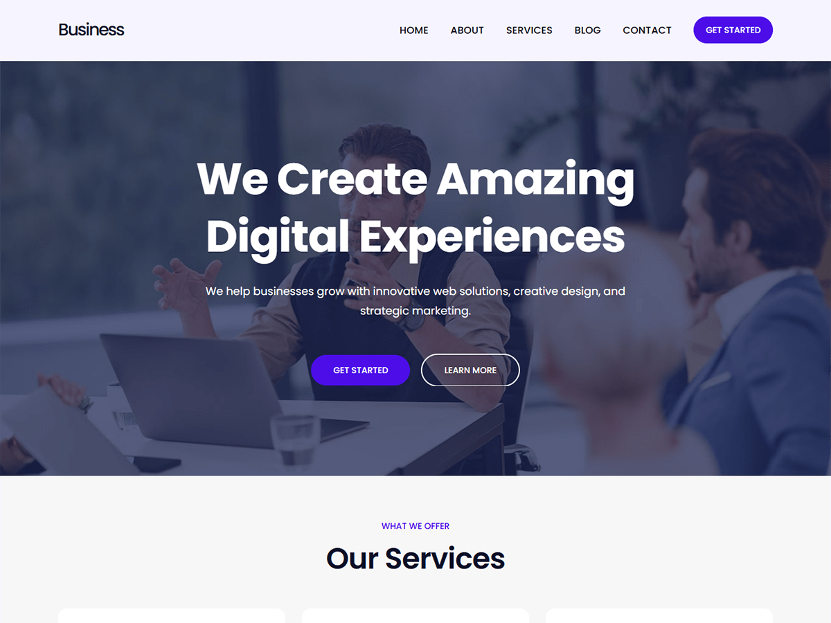 Creativ Business FSE - Wordpress Theme