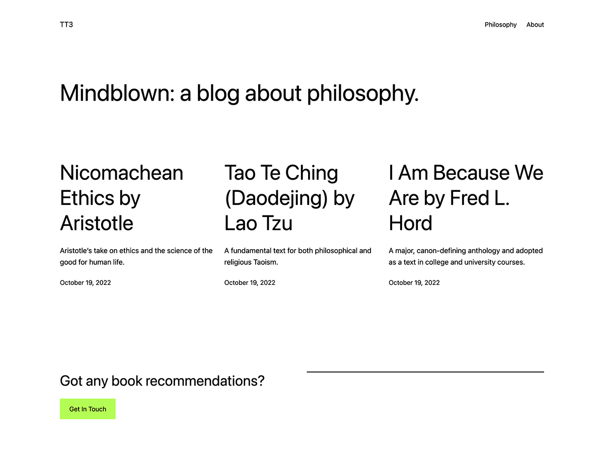 Twenty Twenty-Three - Theme Wordpress