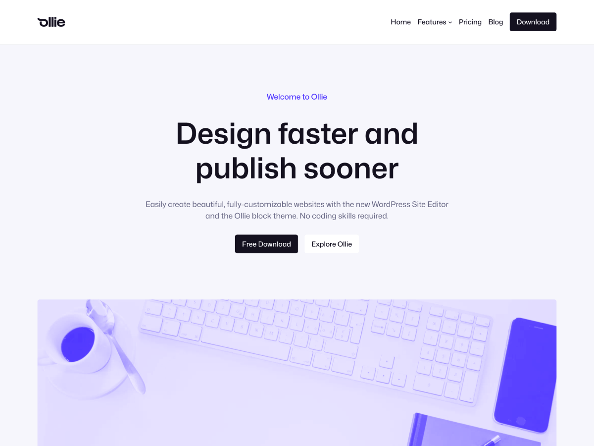 Ollie - Wordpress Theme