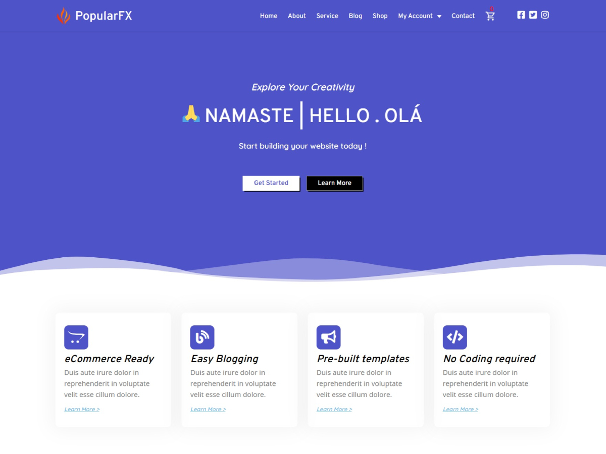 PopularFX - Theme Wordpress