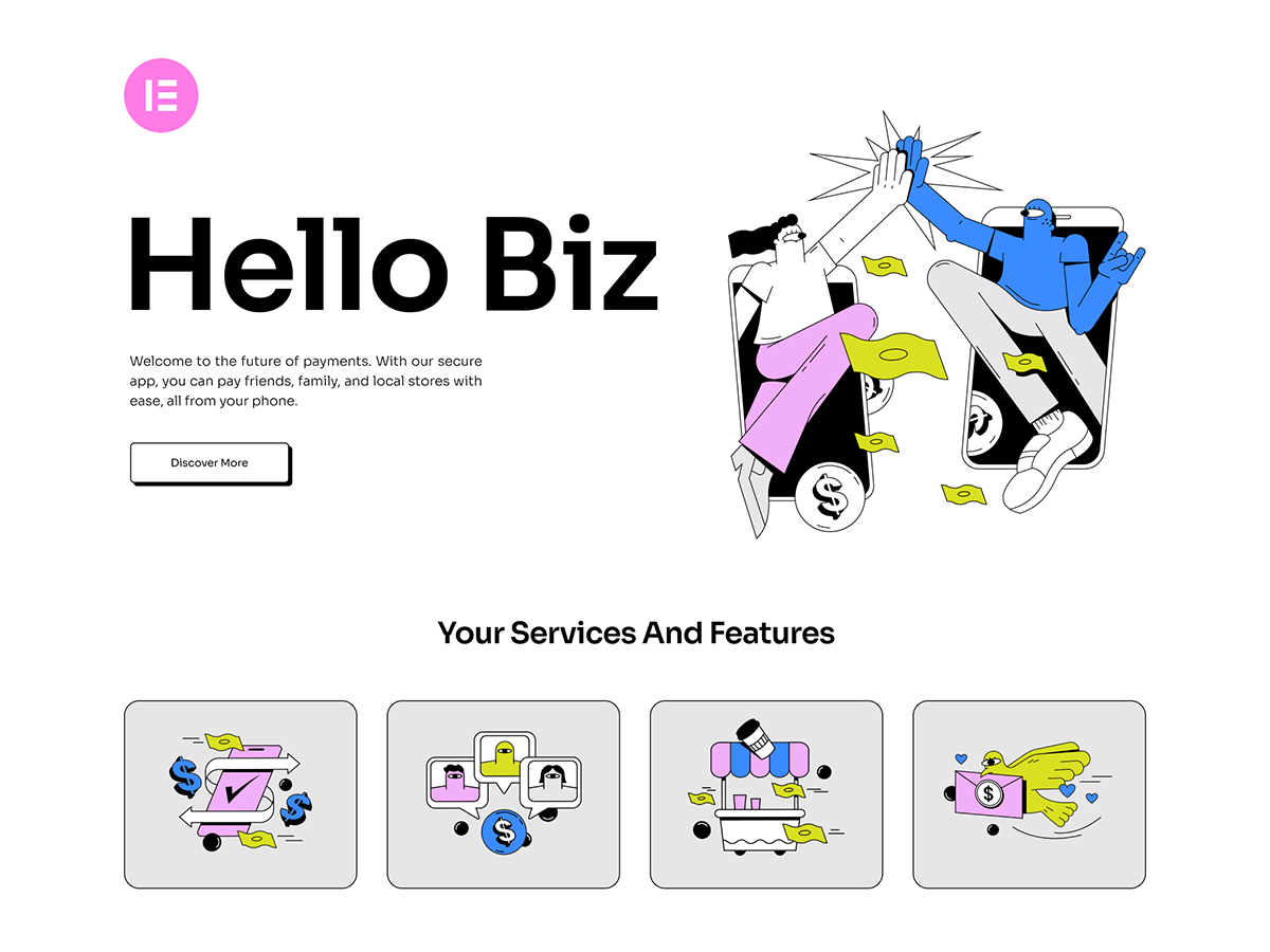 Hello Biz - Theme Wordpress