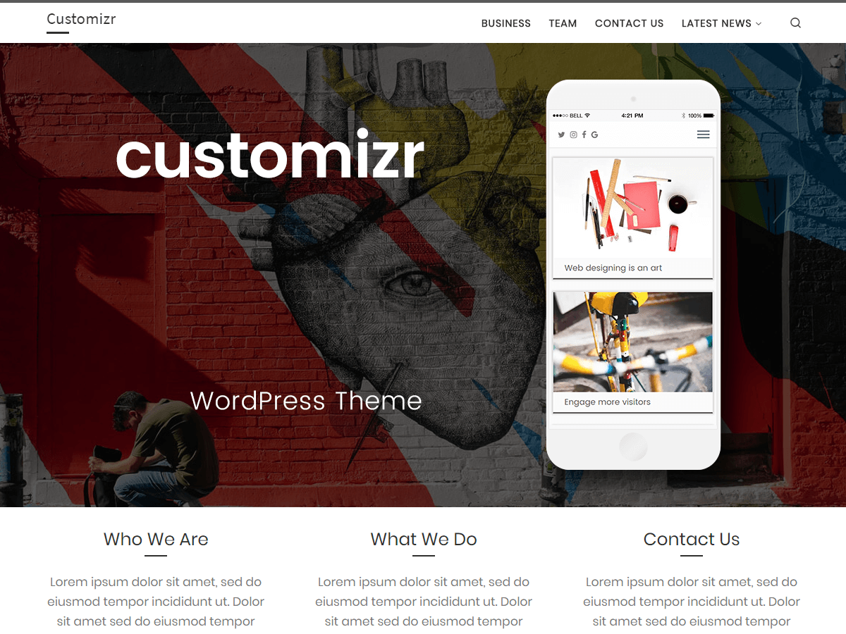 Customizr - Wordpress Theme