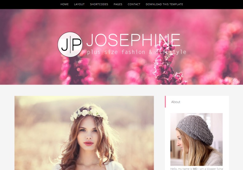 JosePhine Blogger Template
