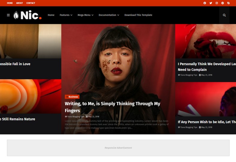 Nic Blogger Template