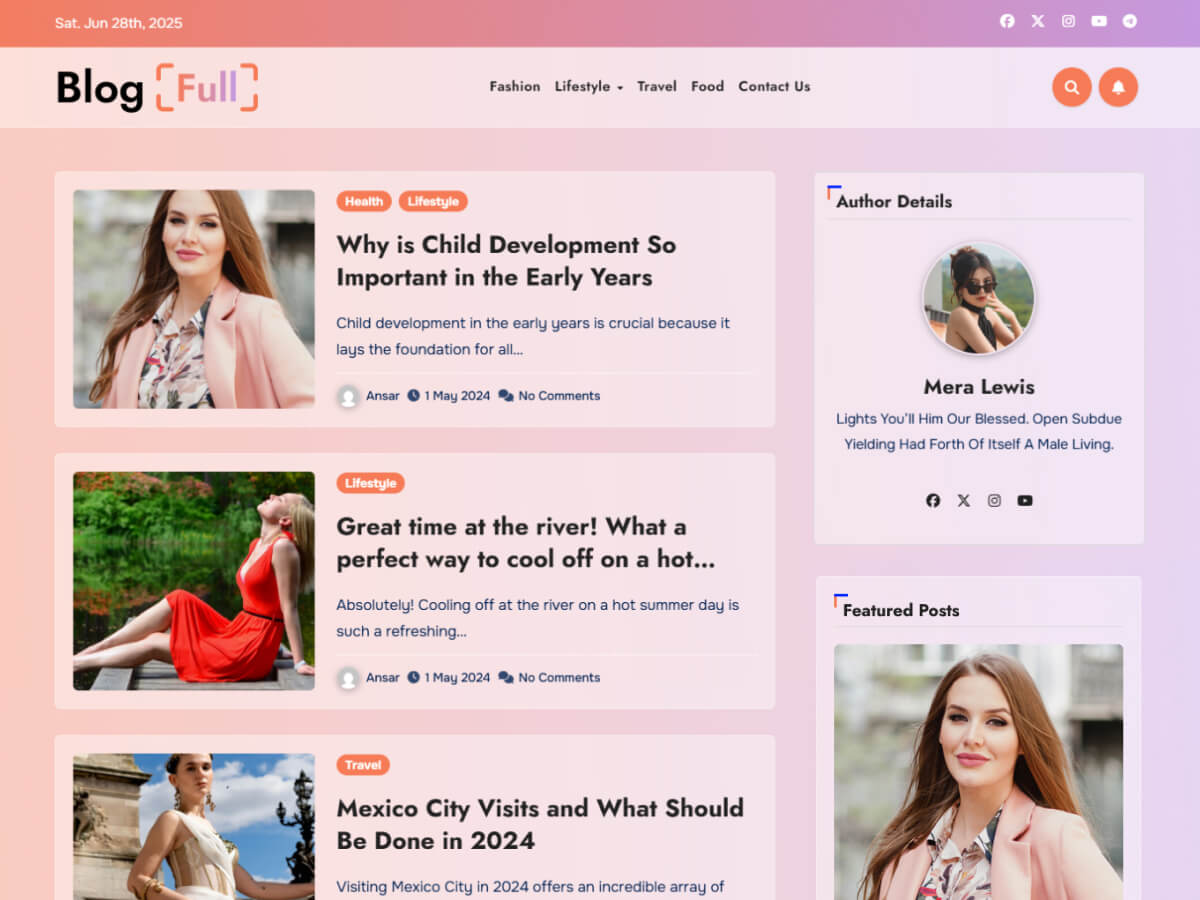 Blogfull - Wordpress Theme