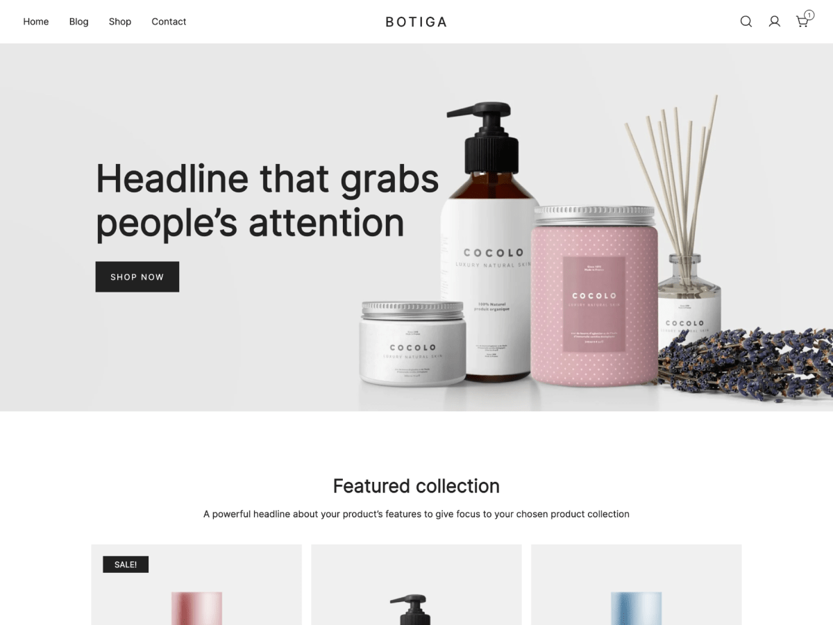 Botiga - Wordpress Theme