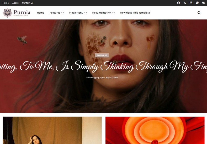 Purnia Blogger Template