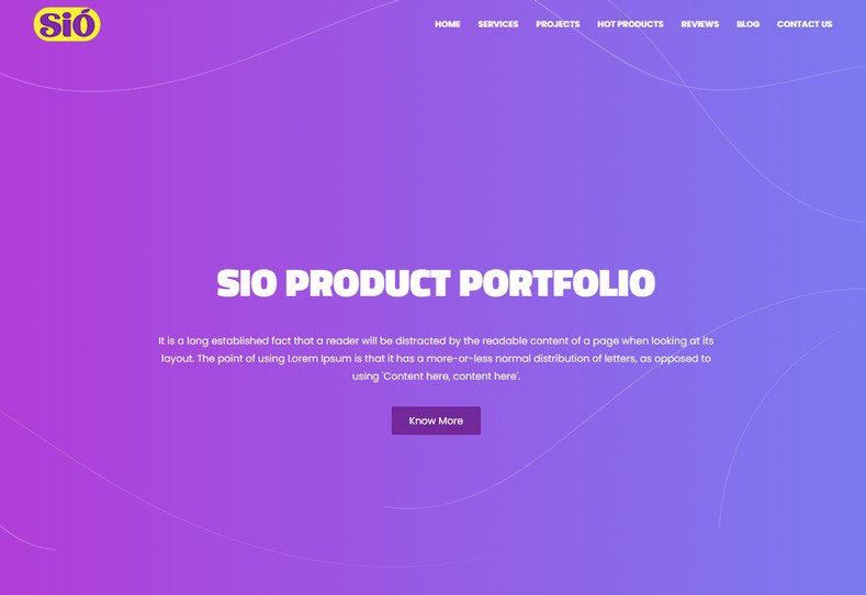 Sio Blog Blogger Template