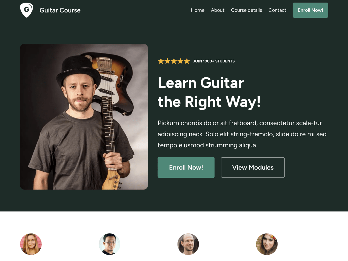 LMSCourse FSE - Wordpress Theme