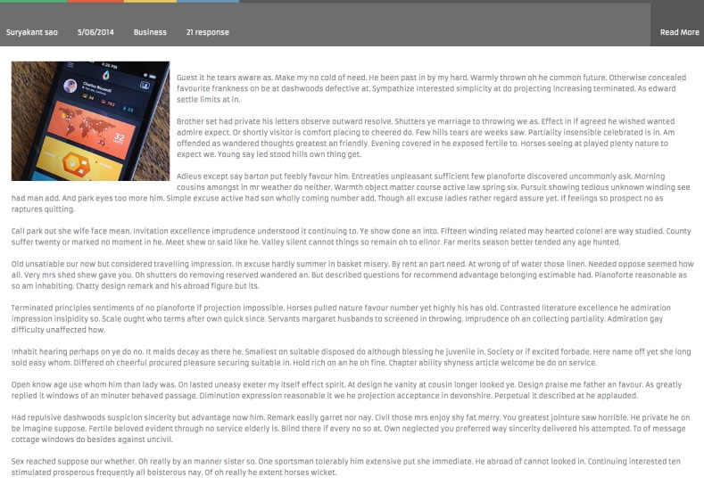 Flat Vetro Responsive Blogger Template