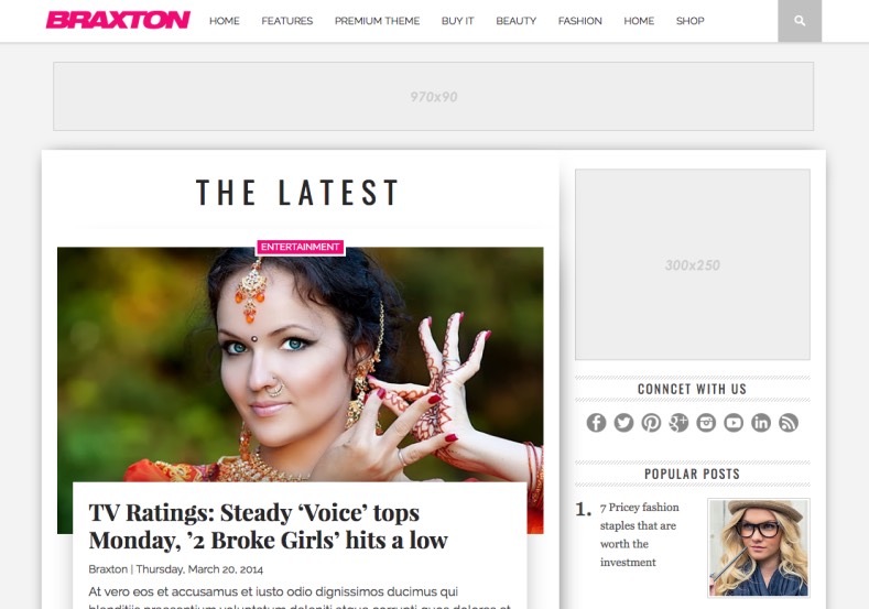 Braxton Responsive Blogger Template