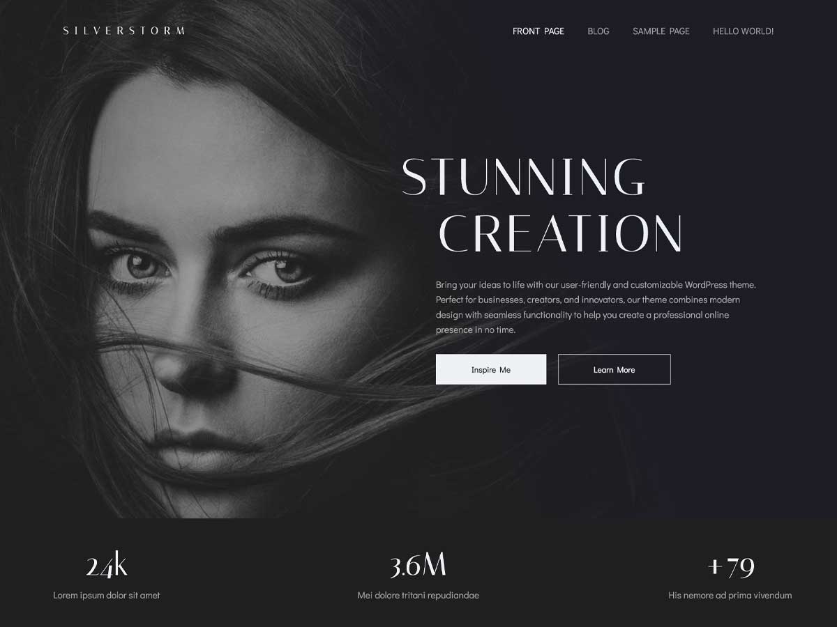 Silverstorm - Wordpress Theme